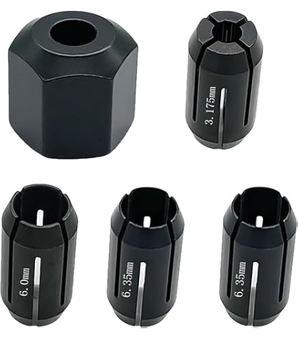 エレツ　ワンドロップ RotoZip CN1 Replacement Collet and Nut Kit,Silver - Router