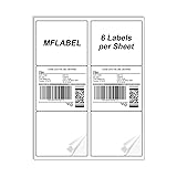 MFLABEL 3-1/3" x 4" Shipping Address Labels, FBA