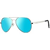 Pro Acme Kids Aviator Sunglasses for Boys Girls, Polarized Small Face for Youth Juniors Age 3-18, with Two Sizes 50MM 52MM