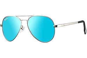 Pro Acme Kids Aviator Sunglasses for Boys Girls, Polarized Small Face for Youth Juniors Age 3-18, with Two Sizes 50MM 52MM