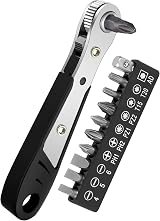 OSDUE Mini Ratchet Wrench Right Angle Magnetic Screwdriver 1/4 Drive view 8