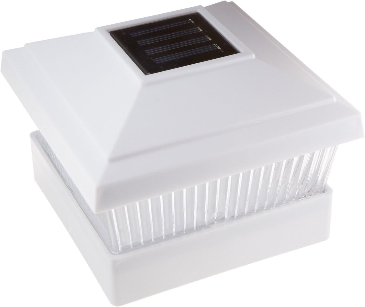 18 Pack Solar White 5 X5 Square Fence Post Cap Outdoor Garden Led Lights Fit Vinyl And Wood Amazon Com