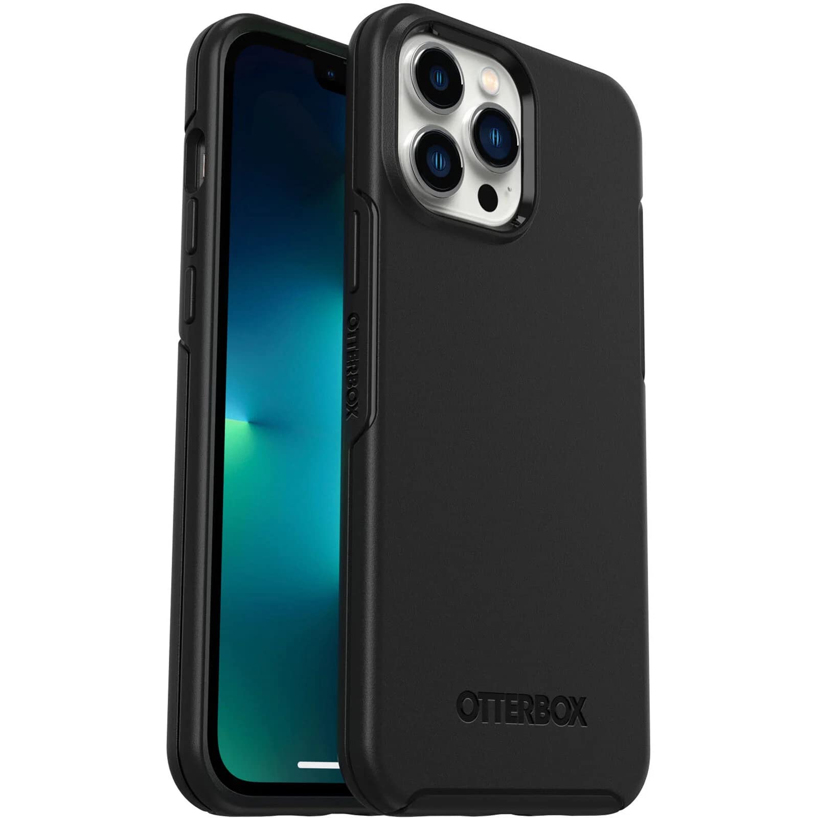 Photo 1 of OtterBox Symmetry Series Case for iPhone 13 Pro Max & iPhone 12 Pro Max (Only) - Non-Retail Packaging - Black