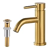 Rainovo Single Handle Bathroom Faucet with Pop-Up