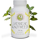 Japanese Knotweed Capsules 500 mg 100 Capsules Made in USA - Natural Source of Resveratrol Immune Support Supplement Non-GMO Gluten-Free Vegetarian Japanese Knotweed Root for Cardiovascular Health.*