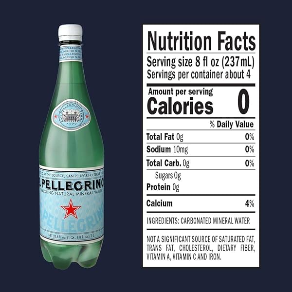 SAN PELLEGRINO NATURAL SPRK MINERAL WATER PLASTIC BOTTLE 1 CT 33.8 FL OZ (PACK OF 1)