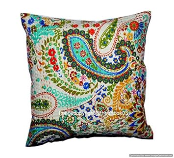Buy The Art Box Cushion Pillow Kantha 16x16 Inches Bedding Pillows