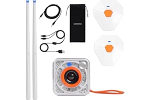 ARESRORA Air Drumsticks Electronic Drum Sticks,Virtual Air Drum Kit with Drum Sticks, Pedals, Bluetooth Speaker, Portable Practice Drum Kit Electronic Drum Set instrument for Adults, Kids, Gift (With-pedals)