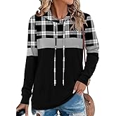 MODARANI Womens Pullover Hoodies Teen Girls Fashion Hooded Sweatshirt Womans Fall Tunic Top