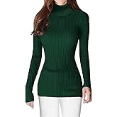 v28 Turtleneck Ribbed Sweaters for Women Cute Sexy Knitted Warm Fitted Sweater