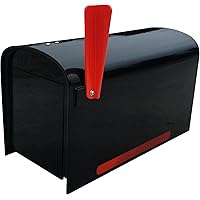 Mailbox Duraline Extra Large Mailboxes for Outside with Stainless Steel Hinges - Mailbox Extra Large Capacity, Ultra-Durable 