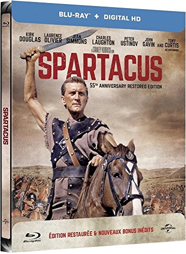 Spartacus - Édition 55ème Anniversaire - Blu-Ray+ Copie Digitale - Boîtier Steelbook