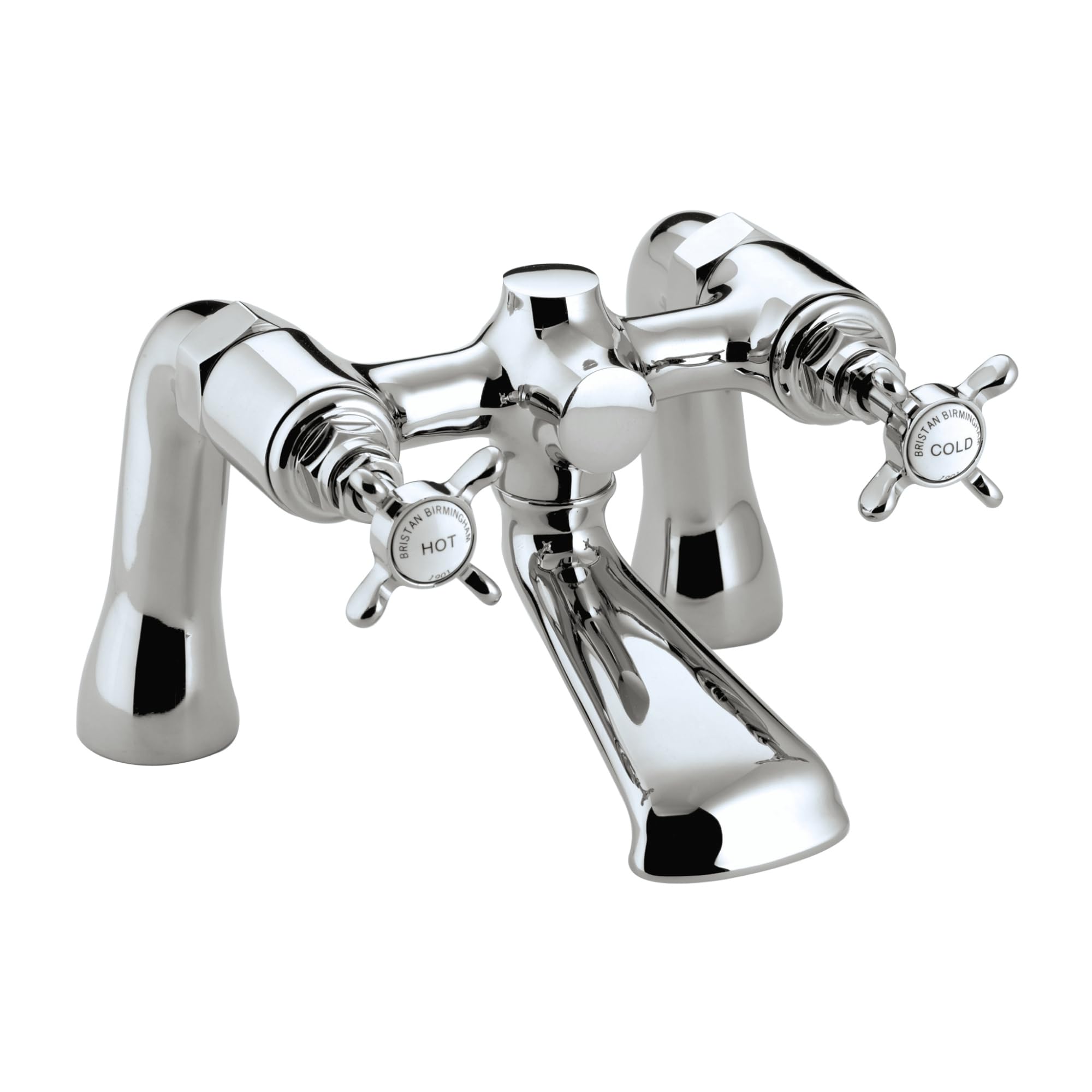 Bristan N BF C CD 1901 Pillar Bath Filler - Chrome