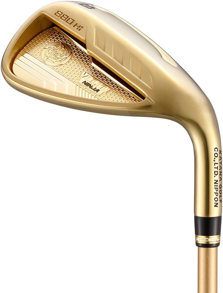 KATANA GOLF JAPAN VOLTIO NINJA IRON 880Hi GOLD Single Culb (AW or SW) カタナ アイアン FUJIKURA Speeder 361 Shaft