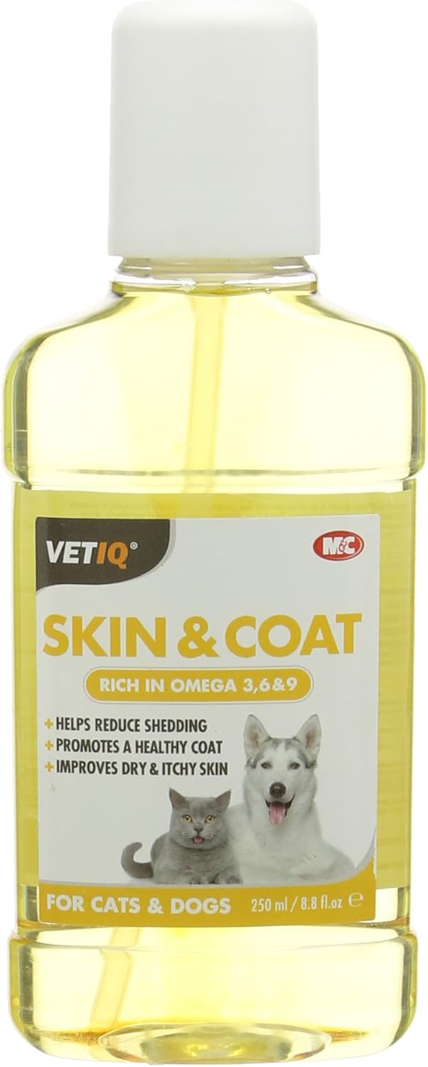 Skin & Coat Edible Oil for Dogs & Cats 250ml Amazon.co.uk Pet Supplies