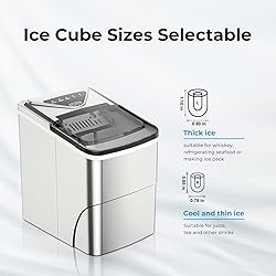 Ice Makers Countertop, Self-Cleaning