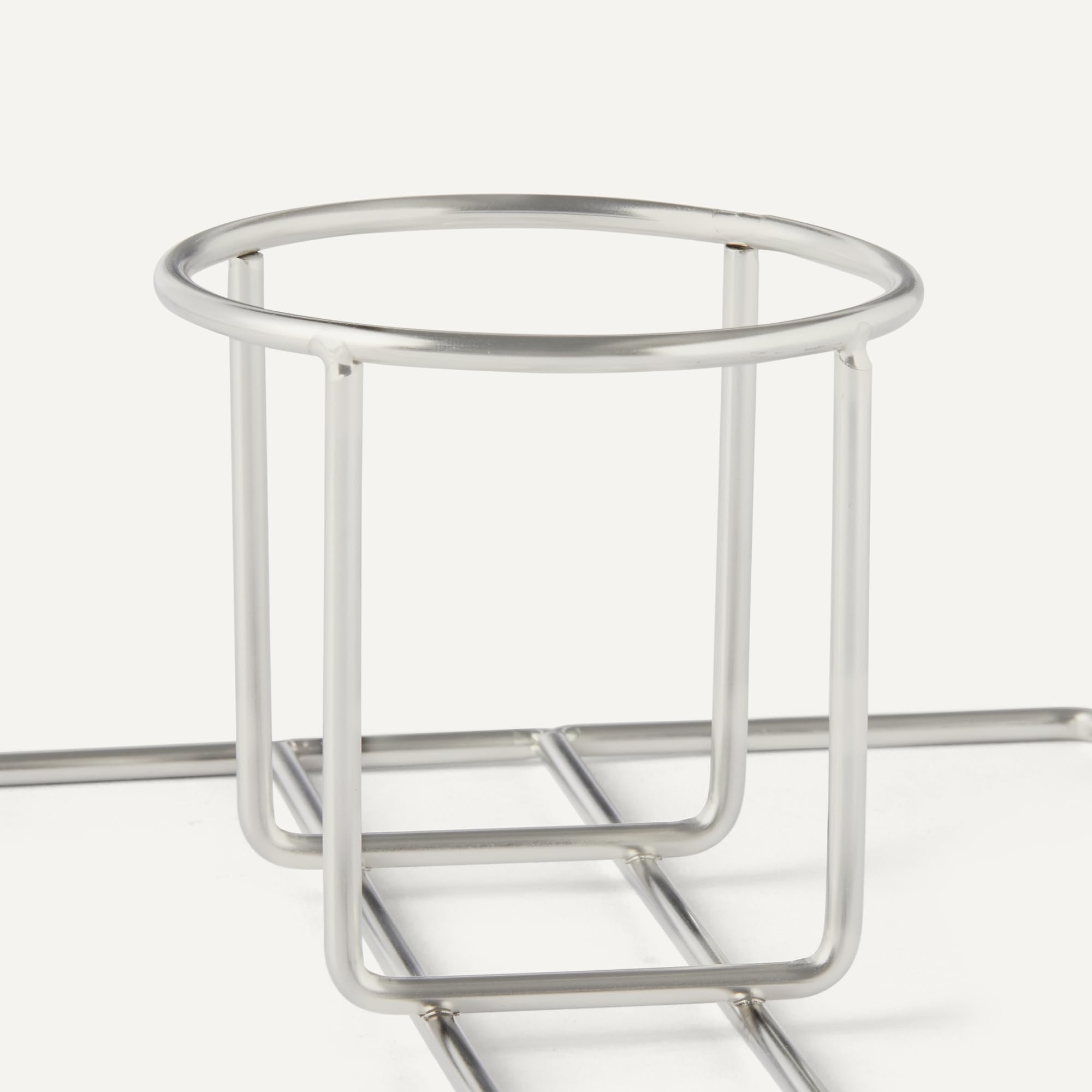 Amazon Basics Halter für Bierdosenhühnchen, Silber, 1 Stück 3