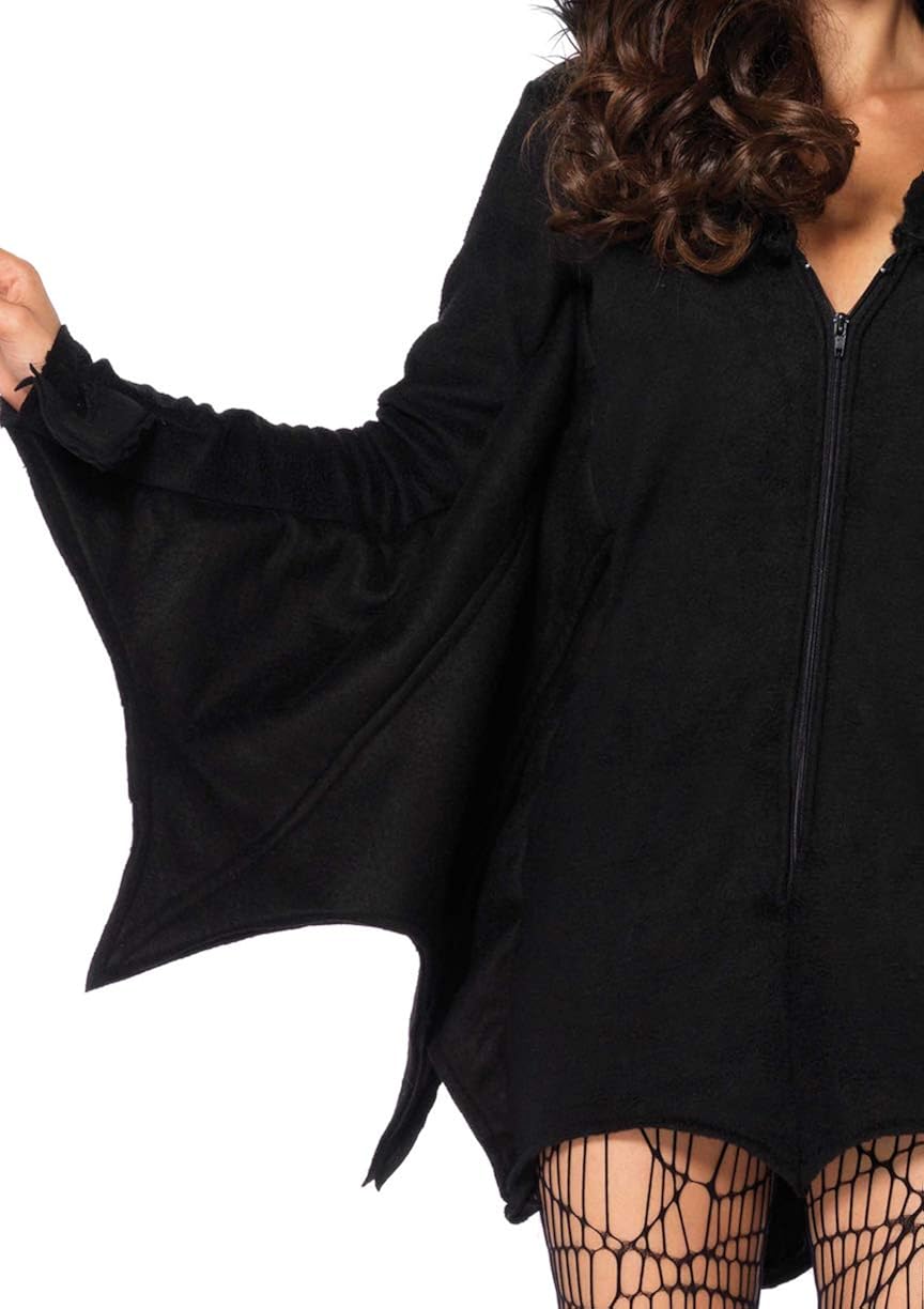 Leg Avenue Women's Cozy Bat Costume: Clothing