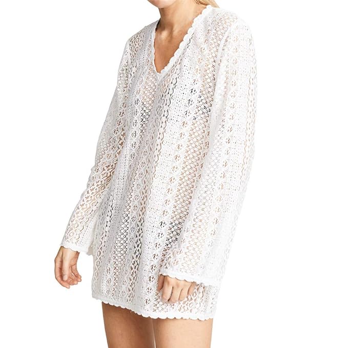 copricostume lungo pizzo