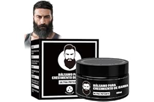 Bálsamo Ultra Potente para Crecimiento de Barba, Estimulante que Hidrata y Fortalece (1 PCS) (1PCS)