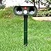 DR.OWL Mole Repeller Outdoor Solar Powered Ultrasonic Animal Repeller With PIR Sensor Protect Your Yard Lawn Garden,waterproof