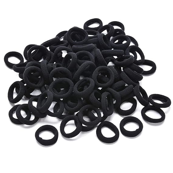 Aniwon 50pcs Hair Tie Simple Cute Elastic No Crease Tiny Hair Band