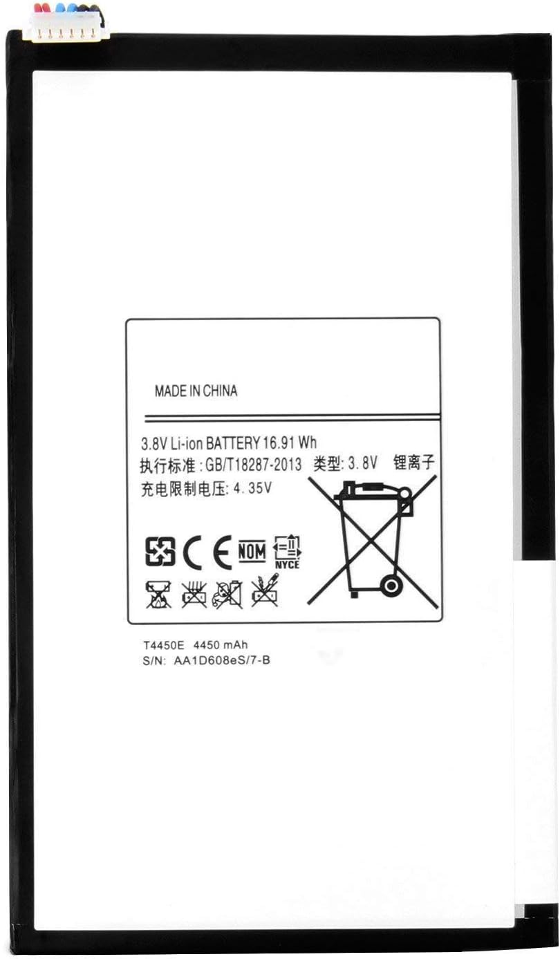 T4450E T4450C T4450U SP3379D1H Tablet Battery Replacement for Samsung Galaxy Tab 3 8.0 T310 T311 SM-T310(Wi-Fi) SM-T311(3G & WiFi) SM-T315(3G - Image 4