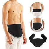 YConnect Ostomy Belt for Men & Women | Colostomy Ostomy Bag Covers for Sports | Discreet Ileostomy Belt | Ostomy Bag Cover | Ostomy Wrap Abdomen | Inner Pocket to Hold Ostomy Pouch (Black, Medium)