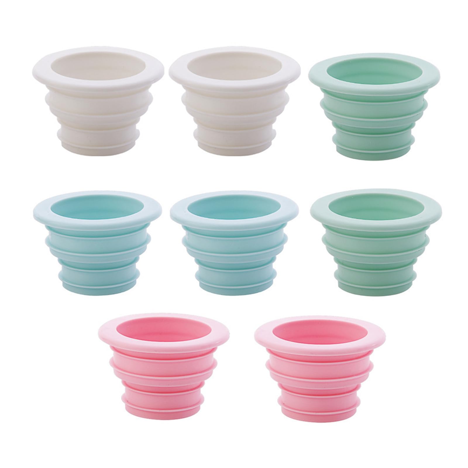 EULAPGOE 8pcs Package Drain Seal Deodorizer, Seal Hose Plugs, Seal Plugs Sewer Odor Proof Seal Ring Pipe Connector for Bathroom Laundry Kitchen Cleaning Tools