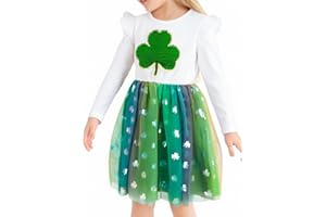 TAGYUM Toddler Girl Tulle Tutu Dresses Color-Changing Sequins Winter Long Sleeve Party Holiday Dress for Little Girls