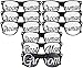 Groom, Best Man, Groomsman Glasses - Party Favours for Bachelor Party & Wedding - Party Sunglasses Kit - Set of 9 Pairs - Themed Novelty Glasses for Ridiculous Fun & Classic Photos (9pc Set, Black)