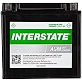 Interstate Batteries YTX14-BS 12V 12Ah Powersports Battery 200CCA AGM Rechargeable Replacement for Motorcycles, ATVs, UTVs, Scooters, Snowmobiles (CITX14-BS)