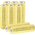 6 pcs 1.2v 300mAh AA Rechargeable 2A Batteries Ni-Cd for Garden Solar Lights US 6 pcs 1.2v 300mAh AA Rechargeable 2A Batteries Ni-Cd for Garden Solar Lights US