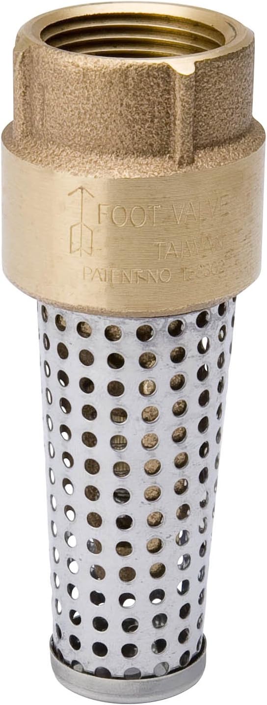 Proline 101-326NL Foot Valve, 1-1/4 in, FPT, 1.25", Brass