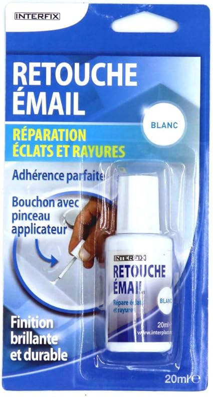 Repare Retouche Email Eclats Et Rayures Blanc 20ml Amazon Fr Bricolage
