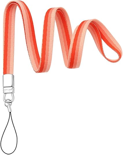 Amazon Hisumato 携帯ストラップ スマホネックストラップ 汎用多機能首掛けタイプアクセサリー 落下防止 オレンジ色 家電 カメラ オンライン通販