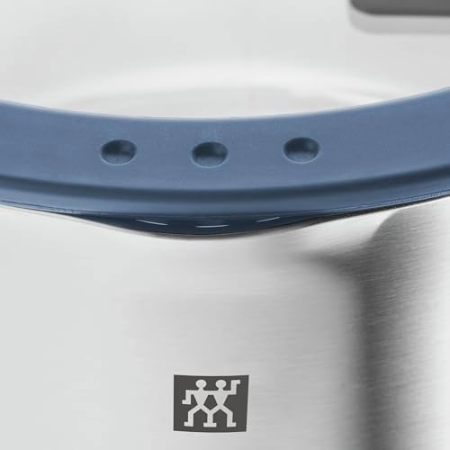 Juego de ollas ZWILLING Simplify de 5 piezas, con pico vertedor, asas que no se calientan, aptas para inducción, acero inoxidable, azul