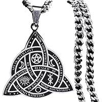 Collar Con Colgante De Circonio Con Incrustaciones De Plata