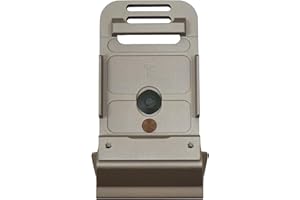 Gear Rack US Military Tan NVG Bracket for Night Vision Goggles Shroud Norotos Used on ECH or ACH/MICH/CVC Helmet Rhino Mount Front Bracket with Screw