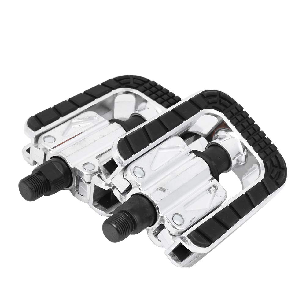 k1155 Bike Pedal, Save More Space Pedal Folding Bike Folding Pedal, With Reflective Strip Bicycle Modified Accessory for Road Bicycle