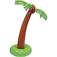 amscan Hawaiian Summer Beach Party Inflatable Palm Tree Decoration, Vinyl, 72" Party Supplies