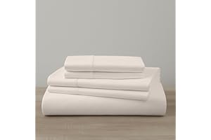 New Season - Bed Sheet Set Cotton - 100% Organic 500 Thread Count Cotton Sheets with Deep Pockets (up to 15") Soft Cotton Bed