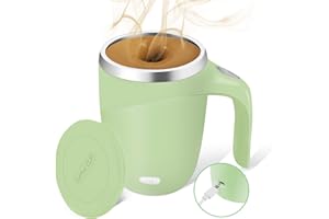 TXLOOK Self Stirring Mug,Rechargeable automatic magnetic Self stirring coffee mug,Rotating Home Office Travel Mixing Cup,To Stir Coffee, Chocolate, Milk, Protein,Cocoa Etc, Great For Office, School, Gym…