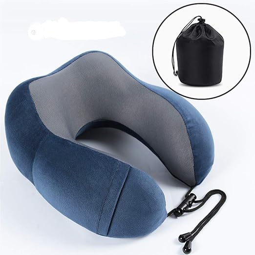 Amazon Com Scantee Travel Pillow 100 Pure Memory Foam Neck