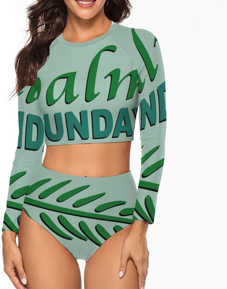 Cheyan Christian Christianity Religion Palm Sunday Bohemia Women's Two Pieces Swimsuit Bikinit