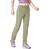 Gopune Women's Outdoor Hiking Pants Lightweight Quick Dry Water Resistant Mountain Trouser