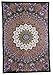 Handicrunch Star Elephant Tapestry - Green & Purple - Beach Sheet - Hanging Wall Art