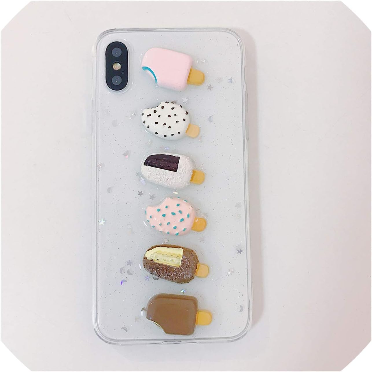 Retro Summer Chocolate Strawberry Ice Cream cute Phone case for coque for iPhone 7 7 Plus 6s 8 Plus X XR xs max case silicone cover,for iPhone XR,01