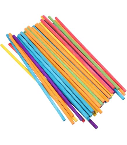 60 Pieces Rhythm Sticks For Kids Bulk, 12 Inch