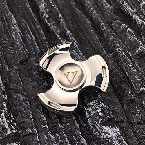 DMaos, Tri Spinner Fidget Spin Hand Toy Smooth Surface Metal BRASS 